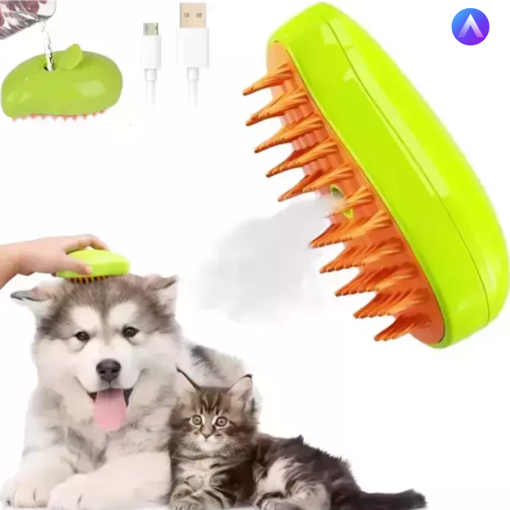 🎁 Cepillo a vapor para mascotas