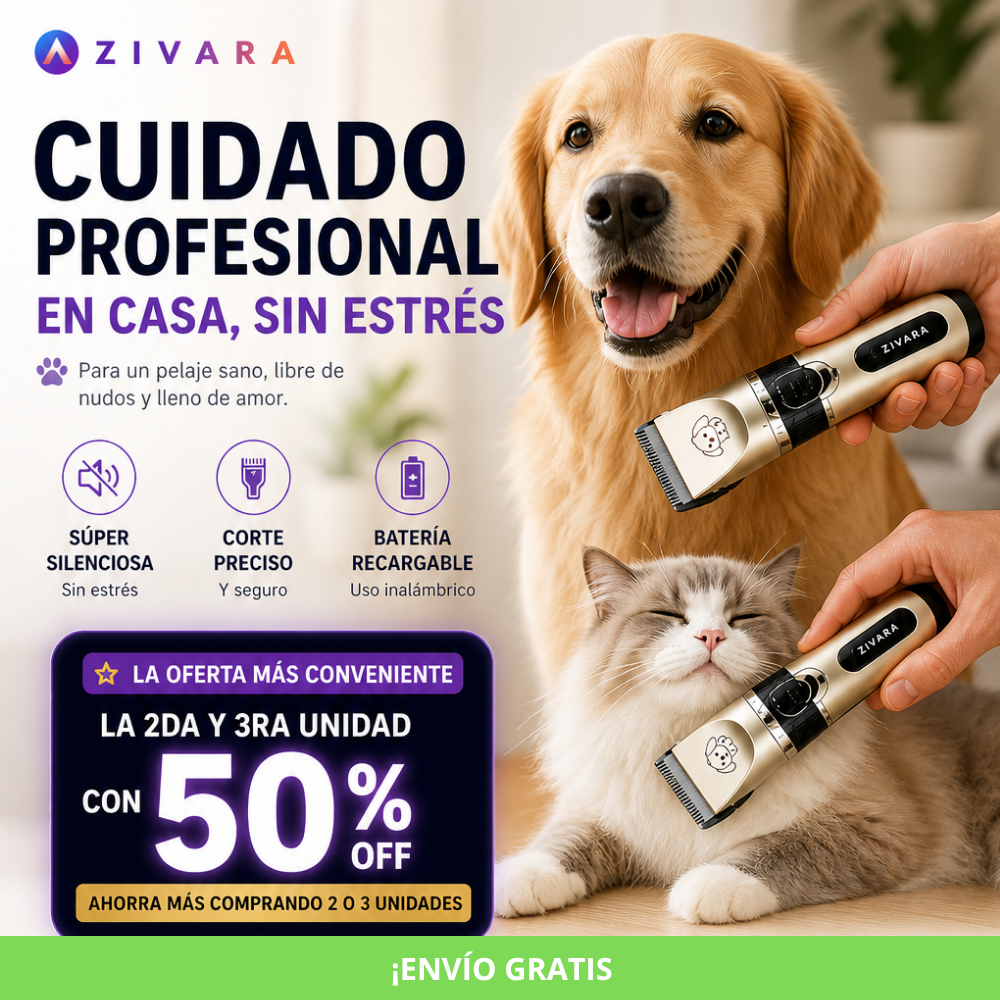 Kit corta pelo mascotas 🐶😺